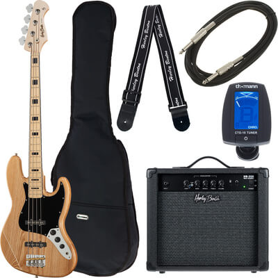 Harley Benton JB-75MN NA Bundle 3
