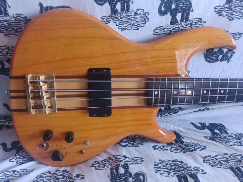 Vista frontale corpo Aria Pro II SB-1000 RIB reissue